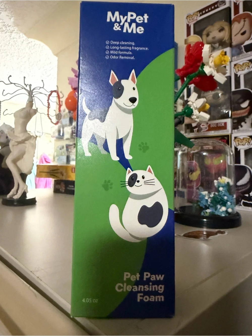 Pet Paw Cleansing Foam — Green and Blue